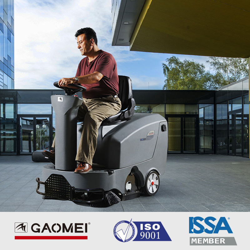 生產(chǎn)車(chē)間地面臟，高美掃地機(jī)為你解決